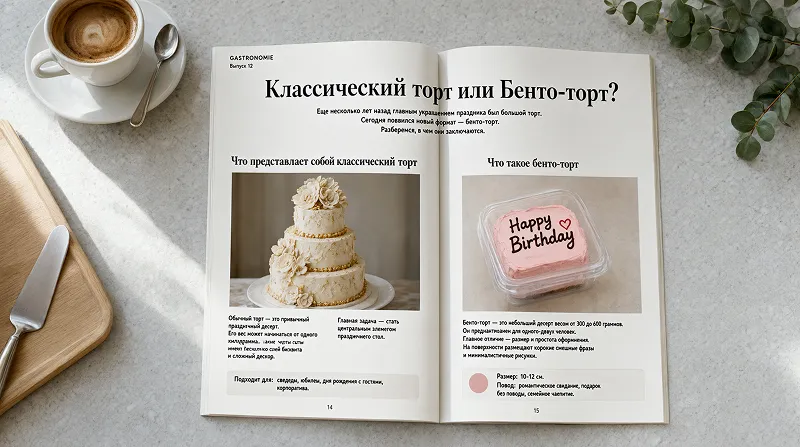 Бенто-торт или классический торт